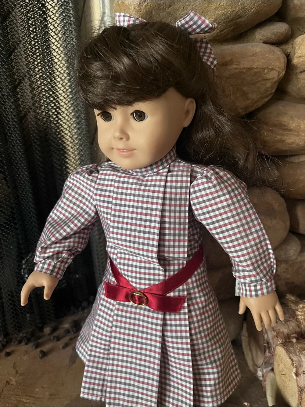 American Girl stylish buckle white